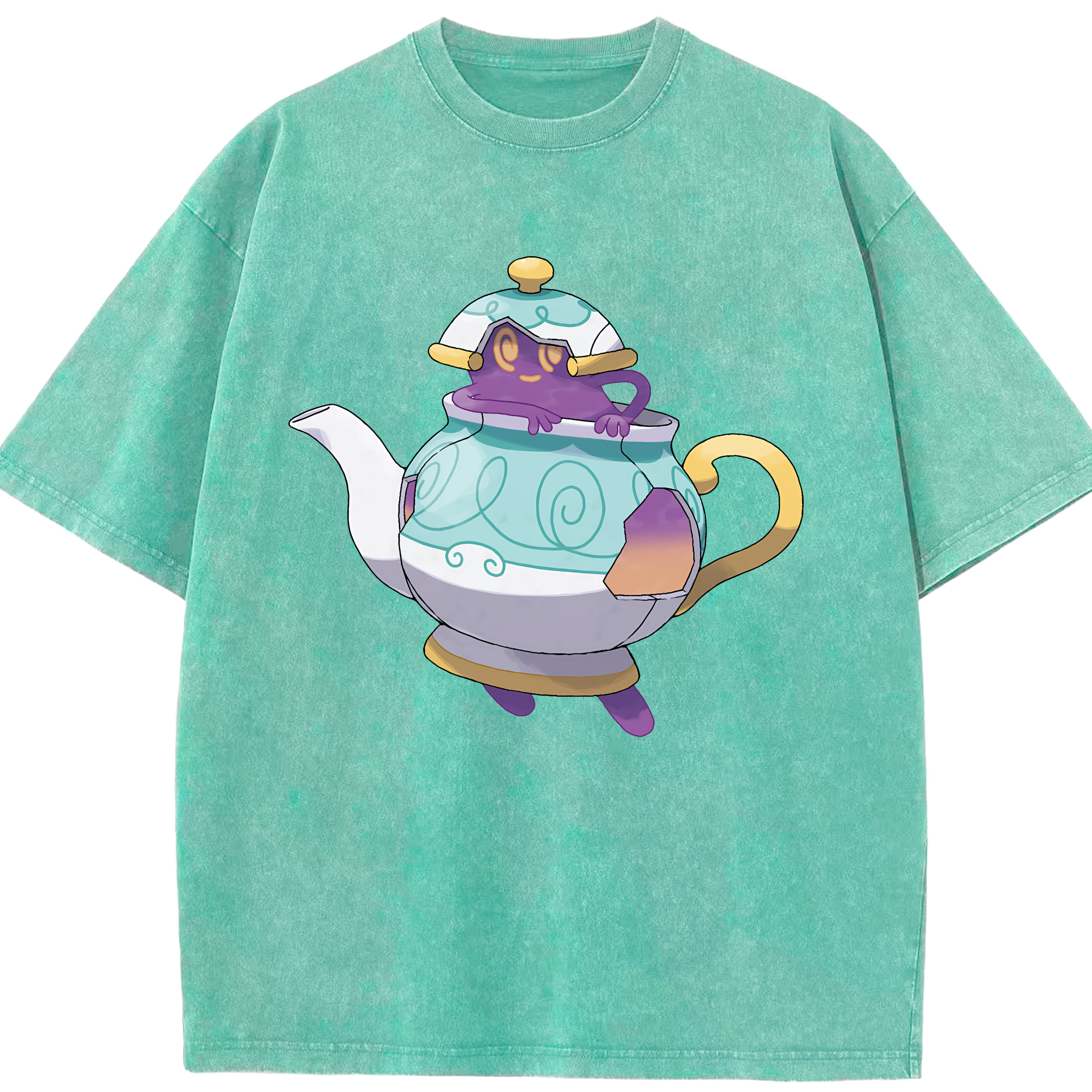 （画像用） ポケットモンスター Pokémon 綿100% ヴィンテージ風 半袖Tシャツ（フロントプリント）
